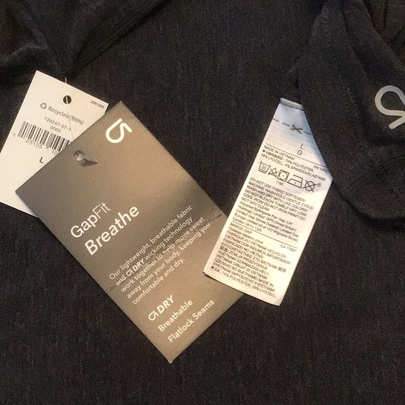 2 Athletic Tees, one Gap Breathe NWT, one Eddie Bauer - Picture 3 of 5